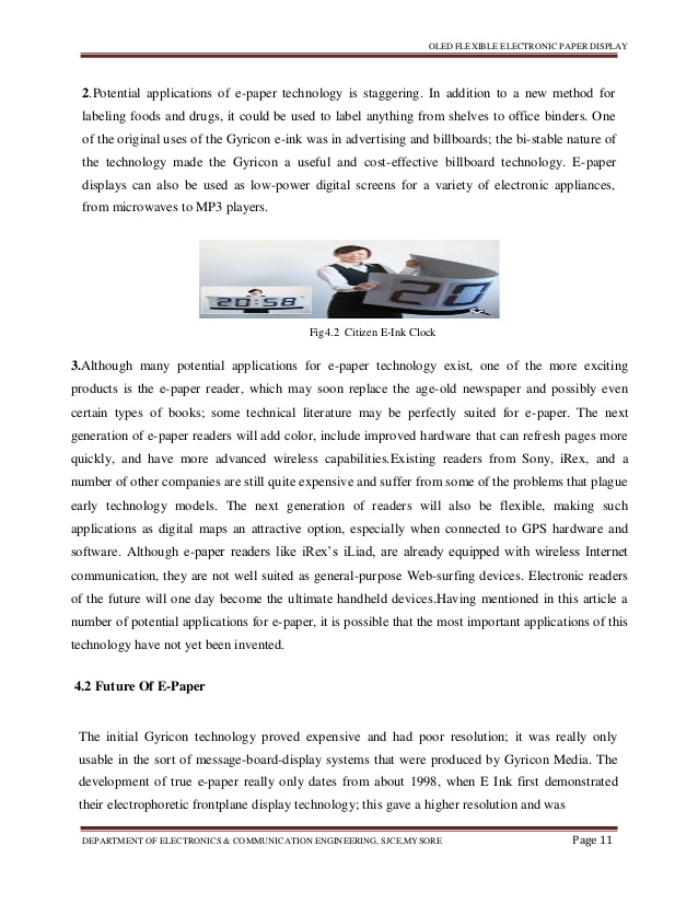 E Paper Technology Report Pdf